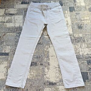 Uniqlo Jeans Boys Girls Pants Light Gray Small (5-6 Y) H 110-125cm W 50-56cm